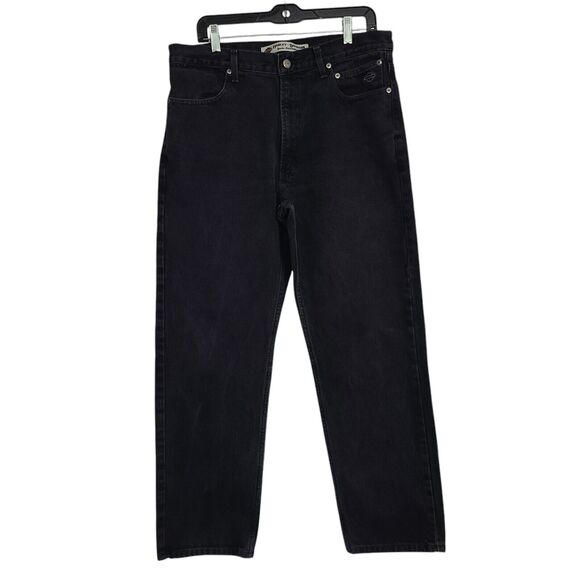 Harley-Davidson Other - Harley Davidson Men's Black Label Black Wash Jeans 36 X 32